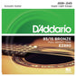 D’Addario 85/15 Bronze 6-String Acoustic Guitar Steel Strings Set (Super Light, Light, Extra Light) | EZ890, EZ910, EZ900