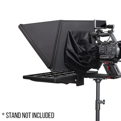 Desview / Bestview T15 T17 T22 (15", 17", 21.5") High Resolution Broadcast Teleprompter Set with Bluetooth Remote Control, Adjustable PTZ Mount, Foot Pedal and Mobile App Controls for DSLR and Mirrorless Camera Camcorder
