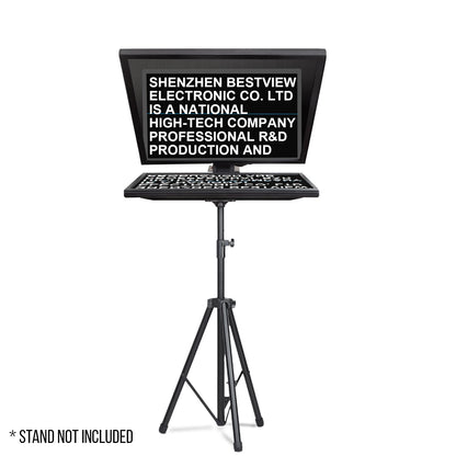 Desview / Bestview T15 T17 T22 (15", 17", 21.5") High Resolution Broadcast Teleprompter Set with Bluetooth Remote Control, Adjustable PTZ Mount, Foot Pedal and Mobile App Controls for DSLR and Mirrorless Camera Camcorder