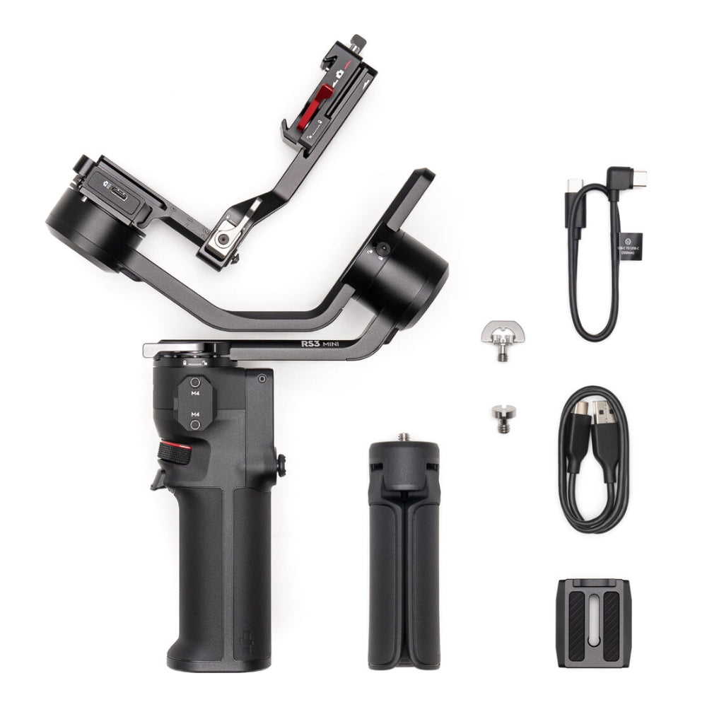 DJI Ronin RS 3 Mini 3-Axis Gimbal Stabilizer with 2kg Max Payload, 1.4" Full-Color Touchscreen and 3rd Gen RS Stabilization, Native Vertical Shooting and Bluetooth Shutter Control for Mirrorless Cameras