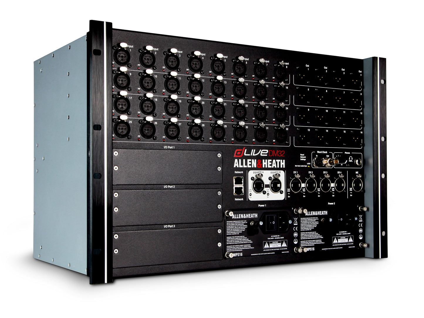 Allen & Heath DLIVE-DM32 S-Class MixRack, 32-Input, 16-Output
