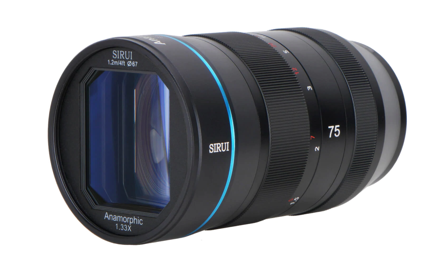 Sirui 75mm F/1.8 1.33x Anamorphic APS-C Mount Camera Lens for Sony E-Mount Mirrorless Cameras