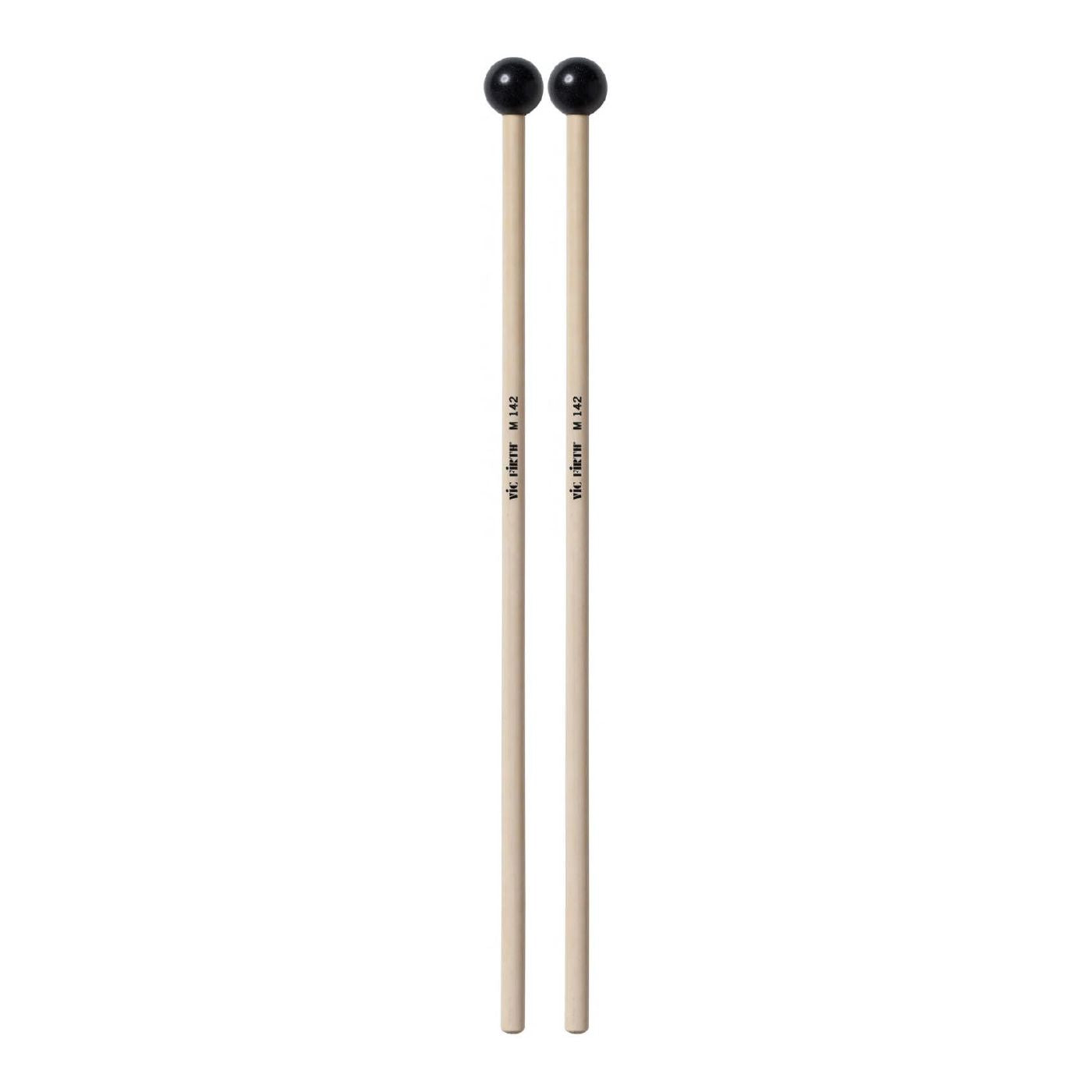 Vic Firth M142 Very Hard Orchestral Phenolic Percussion Keyboard Mallets for Xylophone and Bells (Black)