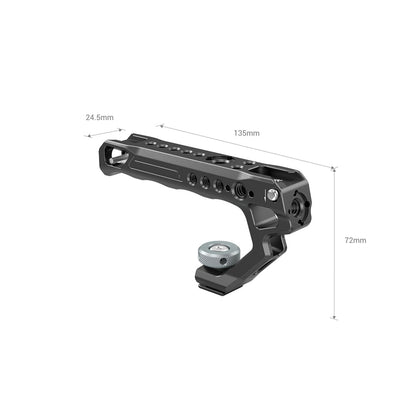 [CLEARANCE] SmallRig Universal Top Handle with Quick-Release Cold Shoe, Hot Shoe Mounts and ARRI Style Accessory Threads for DSLR Cameras | 2094C