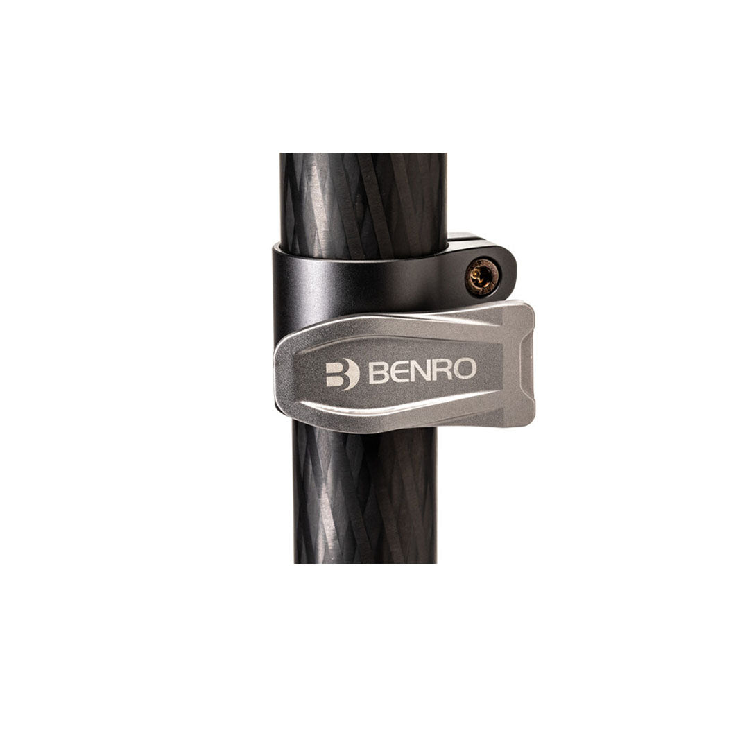 Benro MSD46C SupaDupa 6-Section Carbon Fiber Monopod with 72" Maximum Height, 40Kg Load Capacity and Hybrid Flip Lock for Smartphones and Cameras