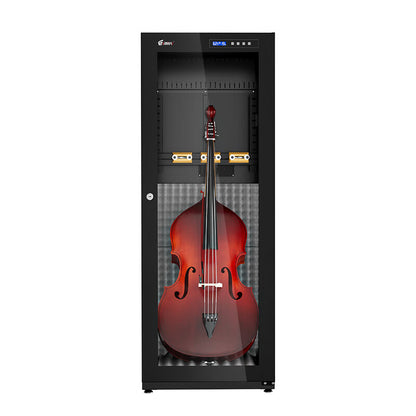 Eirmai 310L Guitar String Instrument Humidifier Cabinet Dry Box with Touchscreen LED Display, Adjustable Guitar Stand and Smart Power-Off Technology | MRD-350TY
