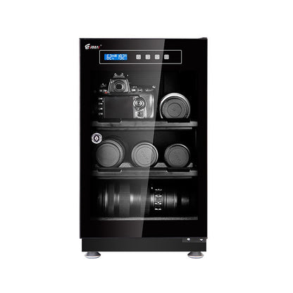 Eirmai 40L Electronic Digital Dry Cabinet Dehumidifying Box with UV Light, Disinfection Feature and Touch Screen Controls for DSLR Cameras and Lenses | MRD-45TD