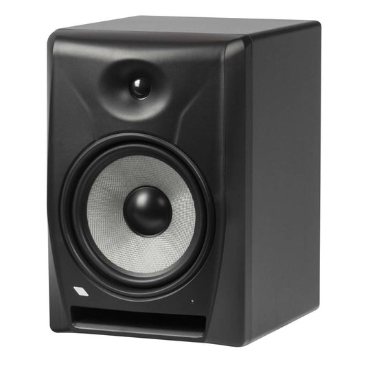 Eikon by PROEL EK8NF 75W 8" Near-Field Bi-Amped Class AB 2-Way (PAIR) Active Studio Monitor Speakers with Dual Accurate Clip Limiter, 6.35mm AUX 3-Pin XLR and RCA Inputs and Gain Knobs