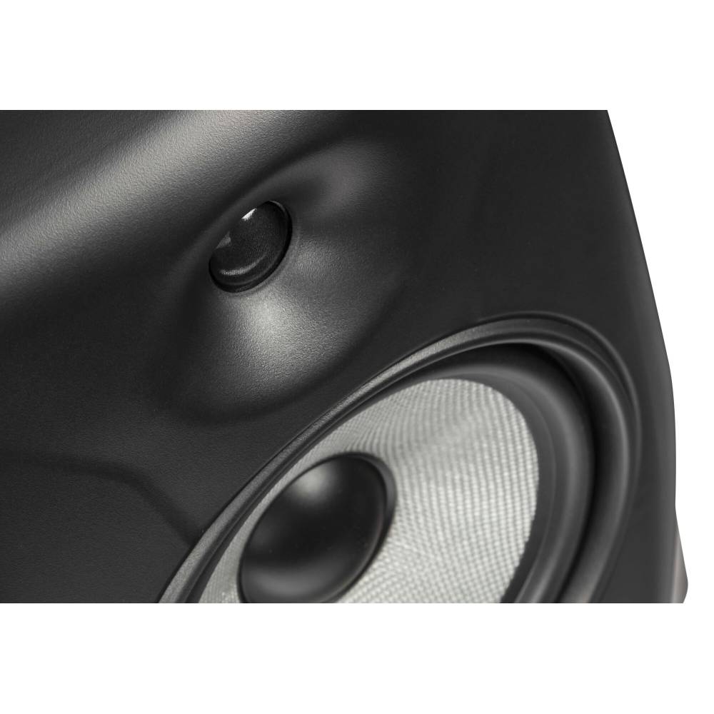 Eikon by PROEL EK8NF 75W 8" Near-Field Bi-Amped Class AB 2-Way (PAIR) Active Studio Monitor Speakers with Dual Accurate Clip Limiter, 6.35mm AUX 3-Pin XLR and RCA Inputs and Gain Knobs
