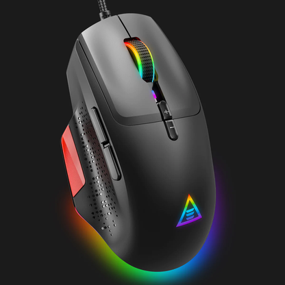 [CLEARANCE] EKSA Gamer Lux EM600 Advanced Wired Gaming Mouse Customizable RGB, 12000 DPI, 8 Programmable Buttons and Lightweight Design