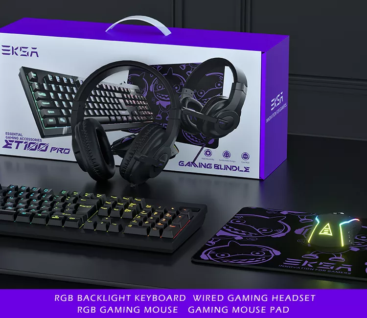 Gaming accessories: headsets, keyboards, gaming mice