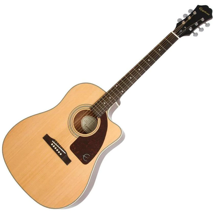 Epiphone J-15 EC Deluxe Fishman Presys-II 20-Fret Acoustic/Electric Guitar with NanoFlex Low-Impedance Pickups and Hard Case (Natural and Vintage Sunburst) EE21NACH1, EE21VSCH1