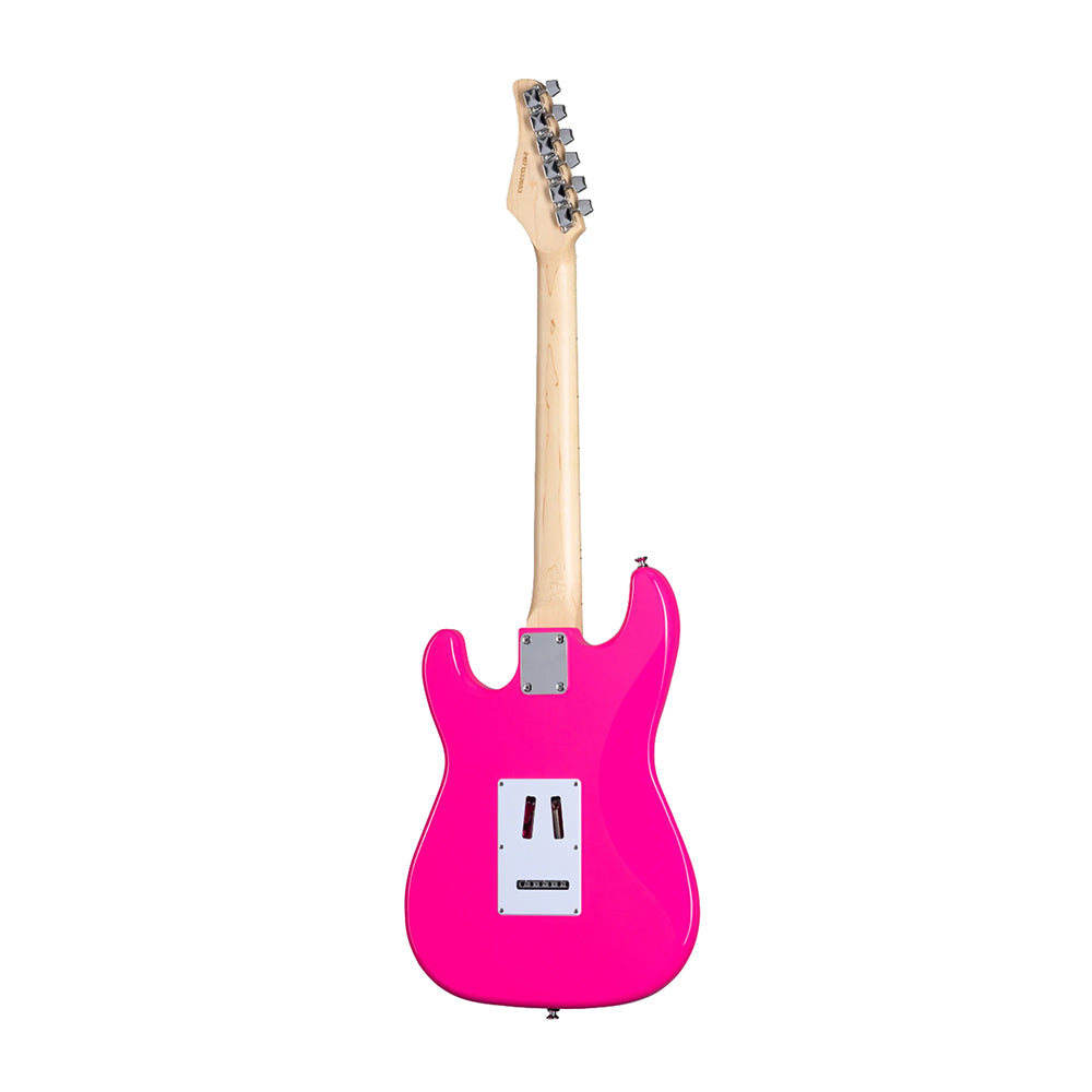 Epiphone KF21 6-Strings 21 Frets Kramer Focus VT-211S Electric Guitar with Tremolo and SSH Pickups, Master Volume, Neck & Middle Pickup Tone Controls and Maple Fingerboard for Musicians (Neon Green, Hot Pink) KF21NGCT1 KF21HPCT1
