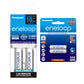 Panasonic Eneloop Overnight Charger AA Bundled with AAA Pack of 2 (White)