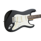 Fender Hybrid 60s Stratocaster Electric MIJ Guitar with Vintage US Pickups, 5-Way Switch and 2-point Tremolo Saddles (Black)