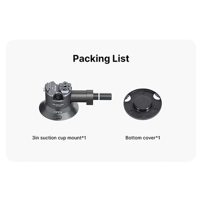 [CLEARANCE] Falcam by Ulanzi F22 Quick Release Suction Cup Mount (3 Inches) for DSLR and Mirrorless Cameras | 2822