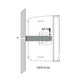 [CLEARANCE] FBT U-Bracket Metal Vertical Wall Mount for X-Lite Series Processed Active Speaker in Vertical Position | XL-UV 10, XL-UV 12, XL-UV 15