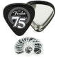 Fender 75th Anniversary Limited Edition Guitar Pick Tin (18 Pack) with 351 Shape Classic Design (White Pearl)