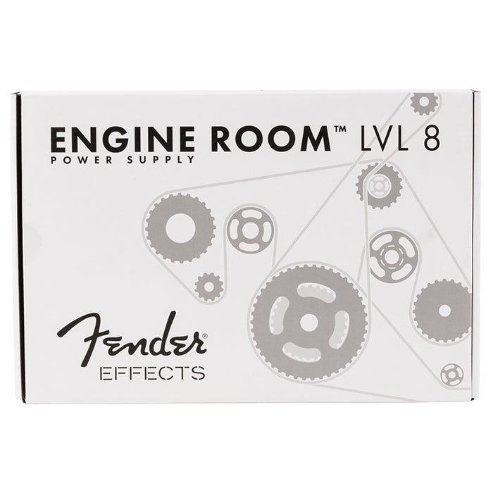 Fender Engine Room LVL8 230V EUR Power Supply with 8 Ground Isolated Output, 6 Outlets Fixed 9V DC at 500mA and 2 Switchable Voltage | 230106008