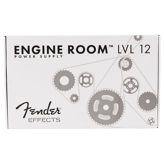 Fender Engine Room LVL12 230V EUR Power Supply with 12 Ground Isolated Output, 10 Outlets Fixed 9V DC at 500mA and 2 Switchable Voltage | 230106012