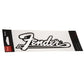 Fender Silver Metallic Amp Logo 3D Sticker for Guitars/Amplifier Case