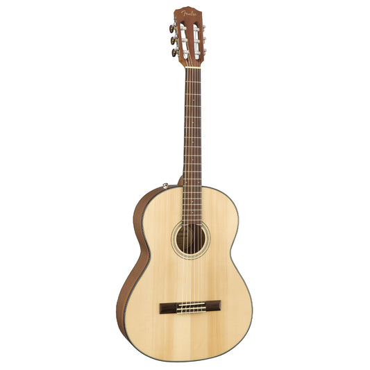 Fender CN-60S Concert Classical Acoustic Guitar with 6 Strings Nylon, 18 Frets, Natural Gloss Finish