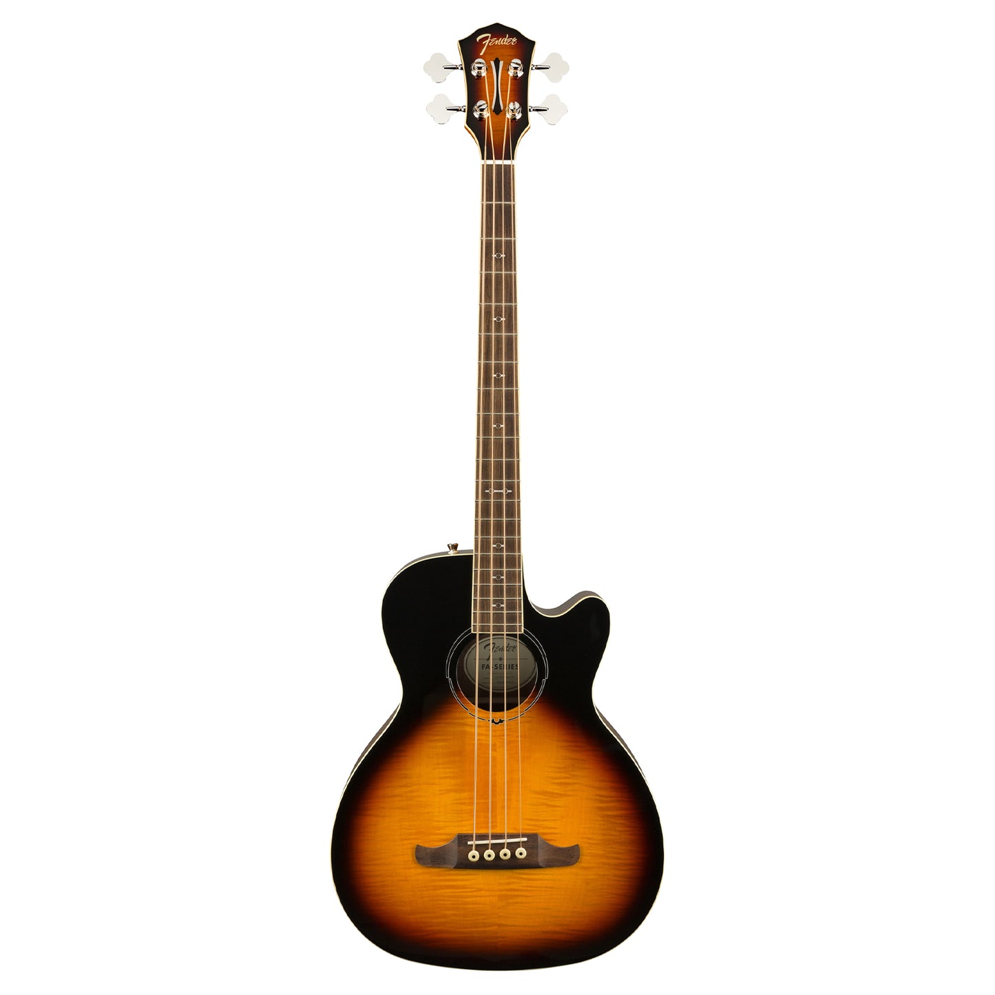 Fender FA-450CE Acoustic Bass Guitar with 20 Frets, Laurel Fingerboard, Volume Treble Controls (3 Color Sunburst)