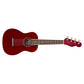 Fender Zuma Classic Concert Ukulele with Vintage Style Tuning Pegs 4-String Guitar (Candy Apple Red) for Musicians
