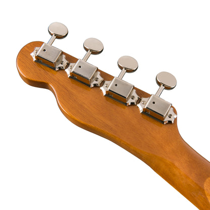 [CLEARANCE] Fender Montecito Tenor Ukulele 4 String Guitar with 19 Frets, Koa Natural Gloss Finish, Walnut Fingerboard, Gig Bag