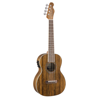 [CLEARANCE] Fender Rincon Tenor Ukulele V2 Acoustic Electric 4 String Guitar with Built-in Tuner, Gig Bag, Natural Satin Finish