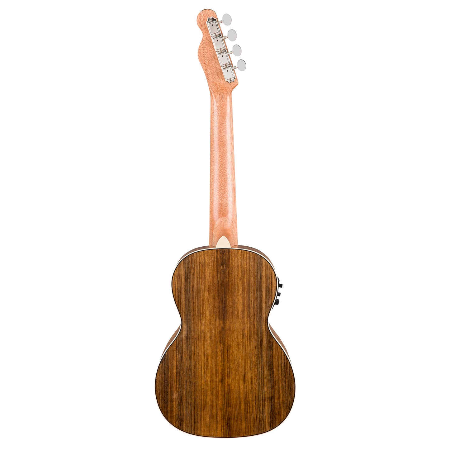 Fender Rincon Tenor Ukulele V2 Acoustic Electric 4 String Guitar with Built-in Tuner, Gig Bag, Natural Satin Finish