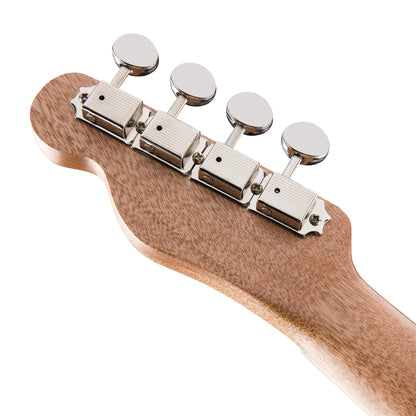 [CLEARANCE] Fender Rincon Tenor Ukulele V2 Acoustic Electric 4 String Guitar with Built-in Tuner, Gig Bag, Natural Satin Finish