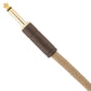 Fender Festival Hemp Instrument Cable 18.6ft Straight-Angle with Gold-Plated 1/4" Connectors, 20AWG (Natural, Green)