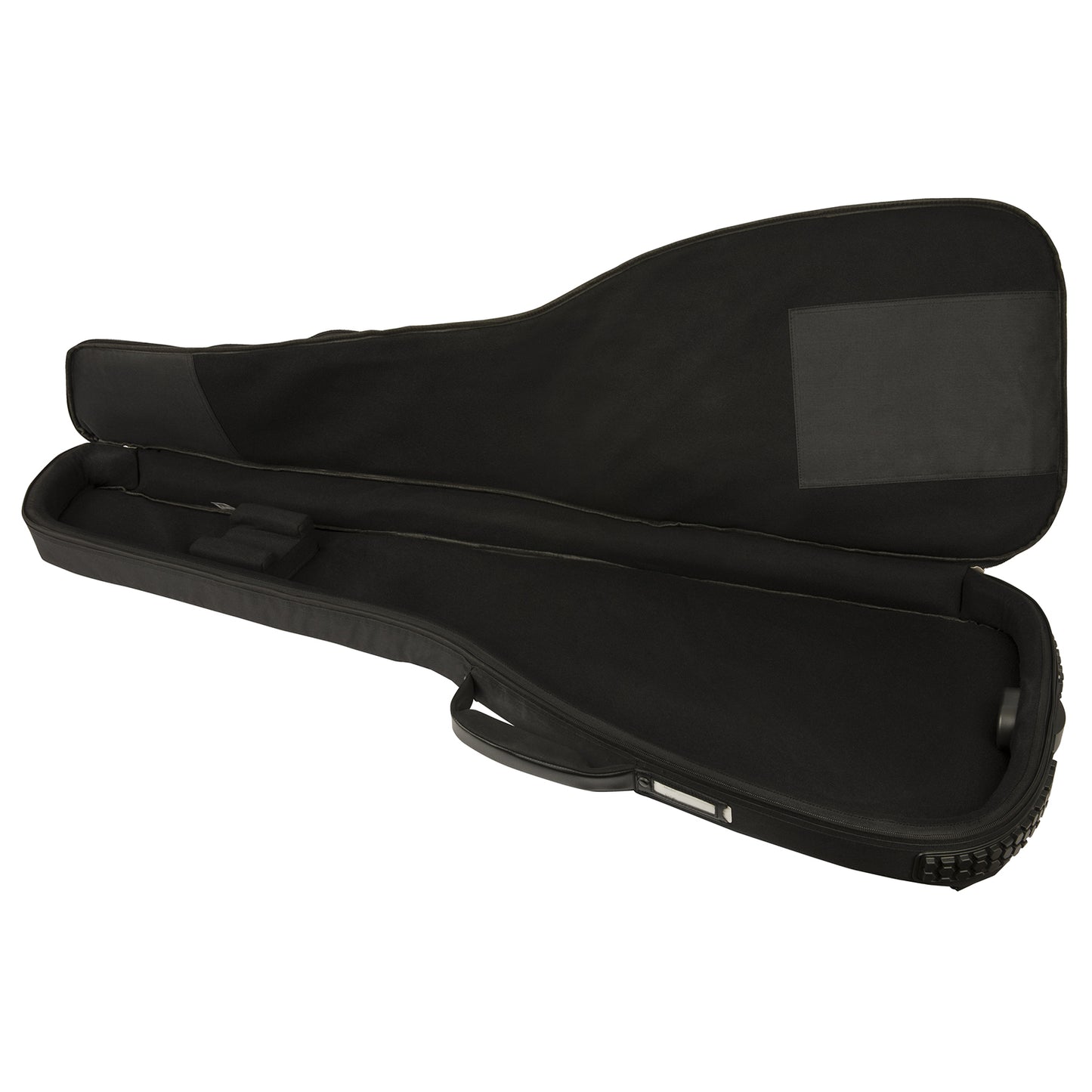 Fender FB620 Electric Bass Guitar Gig Bag Padded Case with Microfiber Lining, Neck Rest, Exterior Bumpers (Black)