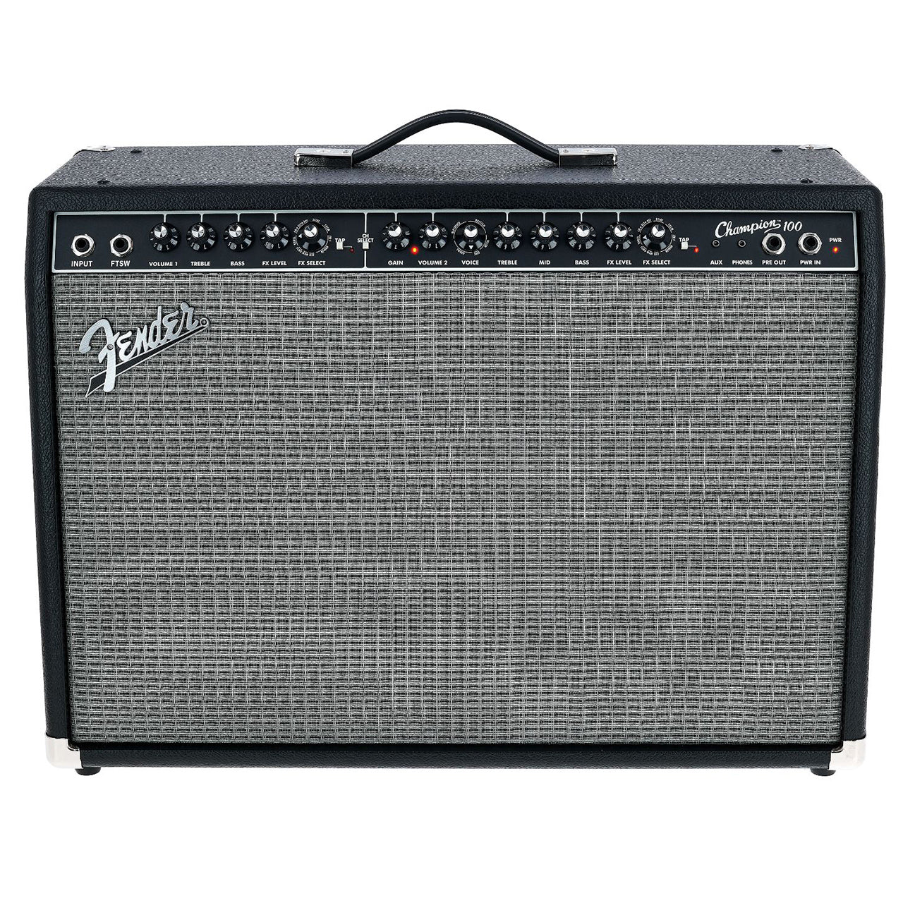 Fender Champion 100 100-Watt 2x12" Guitar Combo Amplifier with FX Loop, AUX In, Headphone Output for Electric Guitars