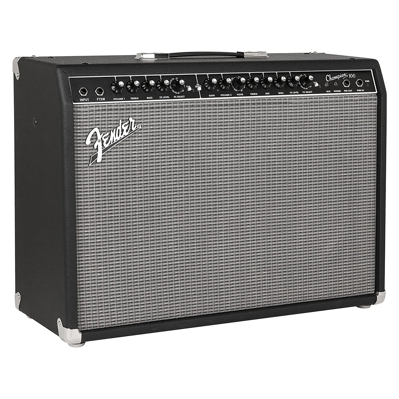 Fender Champion 100 100-Watt 2x12" Guitar Combo Amplifier with FX Loop, AUX In, Headphone Output for Electric Guitars