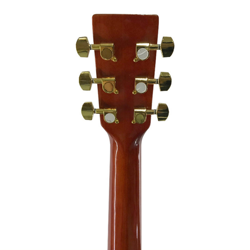 Fernando Acoustic Electric 21 Fret Guitar with Built-In Equalizer and 6.5mm AUX Output (Natural) | AW-41EQ