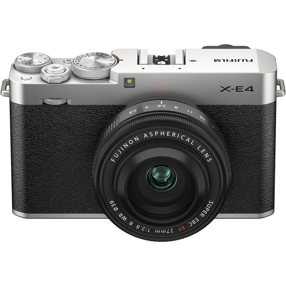 Fujifilm X-E4 Mirrorless Digital Camera with 27mm f/2.8 Lens (Black, Silver)