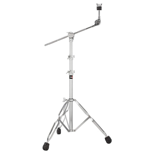 Gibraltar 5709 Medium Weight Boom Cymbal Stand Adjustable with 61" Max Height, Double Braced Tripod Legs, Hideaway Arm for Drum Gigs