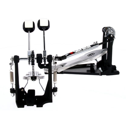 Gibraltar 5711DB Single Chain Drive Double Bass Drum Pedal with Adjustable Spring Tension, Dual Surface 90g Beaters