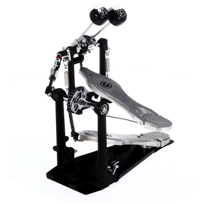 Gibraltar 5711DB Single Chain Drive Double Bass Drum Pedal with Adjustable Spring Tension, Dual Surface 90g Beaters