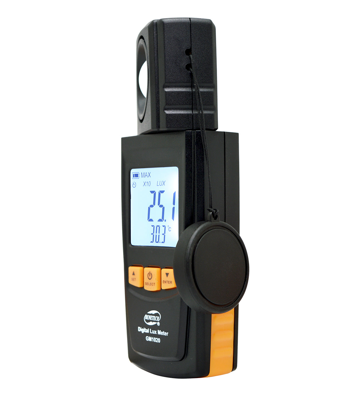 Benetech GM1020 Digital Lux Meter 0-200,000 Lux Illuminance with Backlight