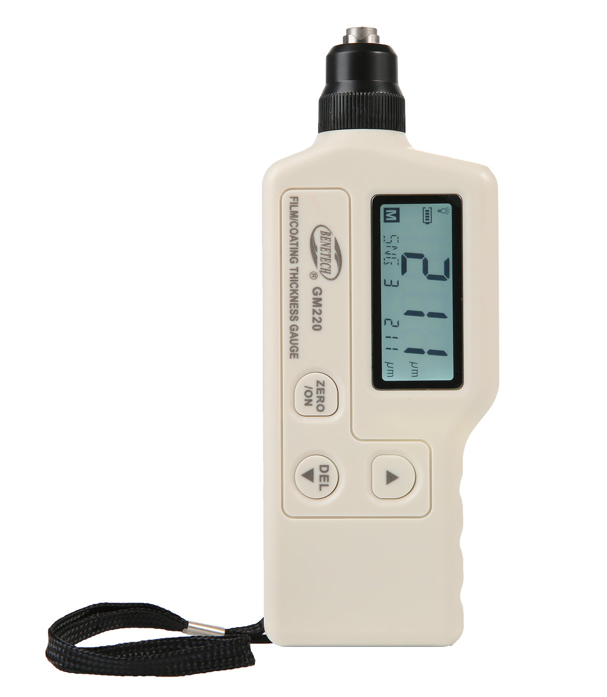 Benetech GM220 Digital Iron Film Coating Thickness Gauge Meter For Magnetic Metals Coating Thickness
