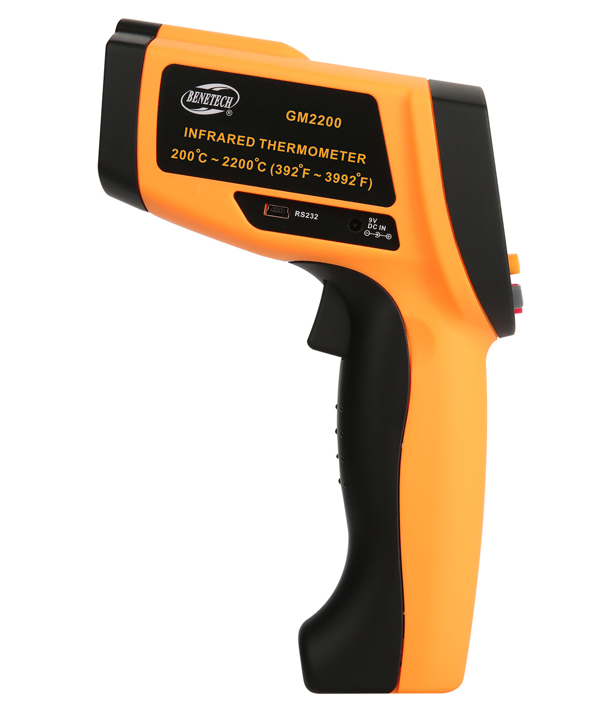 Benetech GM2200 Non Contact Thermometer Laser Temperature Gun Infrared Thermometer 200° to 2200° Celsius