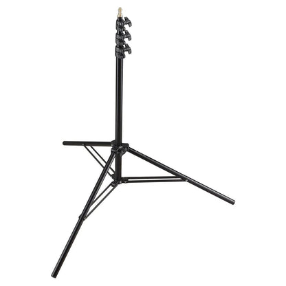 Godox Professional Aluminum Alloy Adjustable / Reversible Leg Light Stands with Lightweight Material, 5/8" Gold / Silver Plated Spigot Stud, Max 3Kg Load Capacity and up to 9Ft Max Height for Photography, Lighting and Studio Equipment