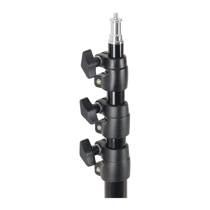 Godox Professional Aluminum Alloy Adjustable / Reversible Leg Light Stands with Lightweight Material, 5/8" Gold / Silver Plated Spigot Stud, Max 3Kg Load Capacity and up to 9Ft Max Height for Photography, Lighting and Studio Equipment