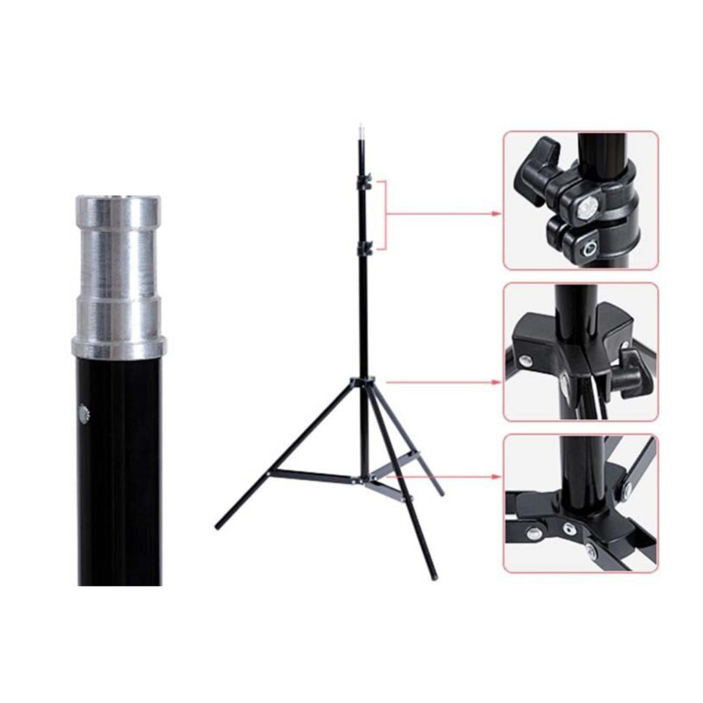 Treppiede Studio Fotografico Godox 200 Cm 303 – Universale, Robusto, Per Luci E Flash Professionali