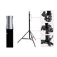 Godox 303 3-Section Aluminum 260CM Studio Light Stand with Spring Load Locking T-Knobs and Universal Spigot for Lighting Equipment