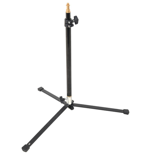 Godox 90F Foldable 2-Section 86cm Floor Studio Light Stand with 3Kg Load Capacity and Removable Base