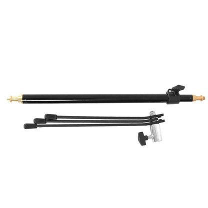 Godox 90F Foldable 2-Section 86cm Floor Studio Light Stand with 3Kg Load Capacity and Removable Base